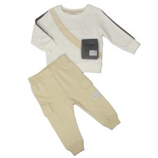 J33899: Baby Boys Cool Dude Top & Jog Pant Outfit (1-2 Years)